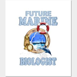 Future Marine Biologist Posters and Art